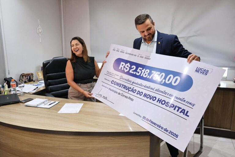 Lucas Neves confirma recursos para novo hospital de Correia Pinto
